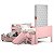 Mini Cama Infantil Montessoriana com Baú Bella Rosa + Colchão - Imagem 1