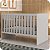 Berço Americano Mini Cama Giovana Branco - Imagem 3