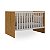 Berço Americano Mini Cama Giovana Branco/Nature - Imagem 1