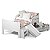 Mini Cama Infantil Montessoriana Sonho Kid's Branca - Imagem 1