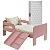 Mini Cama Infantil Montessoriana Sonho Kid's Rosa - Imagem 1