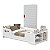 Mini Cama Infantil Montessoriana Aconchego com Nicho Branca - Imagem 3