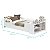 Mini Cama Infantil Montessoriana Aconchego com Nicho Branca - Imagem 7