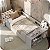 Mini Cama Infantil Montessoriana Aconchego com Nicho Cinza - Imagem 2