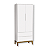 Quarto de Bebê Berço Evolution + Guarda Roupa 2 Portas Classic Branco - Imagem 4
