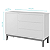 Quarto de Bebê Berço Evolution + Cômoda 1 Porta 3 Gavetas Classic Branco - Imagem 11