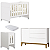 Quarto de Bebê Berço Evolution + Cômoda 1 Porta 3 Gavetas Classic Branco - Imagem 3