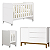 Quarto de Bebê Berço Evolution + Cômoda 1 Porta 3 Gavetas Classic Branco - Imagem 2