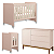 Quarto de Bebê Berço Evolution + Cômoda 1 Porta 3 Gavetas Classic Rosa - Imagem 2