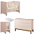 Quarto de Bebê Berço Evolution + Cômoda 1 Porta 3 Gavetas Classic Rosa - Imagem 3