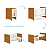 Quarto de Bebê Berço Evolution + Cômoda 1 Porta 3 Gavetas Classic Savana - Imagem 6