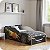 Cama Infantil Montessoriana Carro Preto - Imagem 2