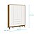 Guarda Roupa Infantil 4 Portas e 3 Gavetas Elfe Classic Branco/Savana - Imagem 5