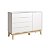Cômoda Sapateira Elfe Classic com 1 Porta e 4 Gavetas Branco Fosco - Imagem 4