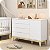 Cômoda Sapateira Elfe Classic com 1 Porta e 4 Gavetas Branco Fosco - Imagem 5