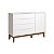 Cômoda Sapateira Elfe Classic com 1 Porta e 4 Gavetas Branco Fosco - Imagem 1