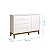 Cômoda Sapateira Elfe Classic com 1 Porta e 4 Gavetas Branco Fosco - Imagem 7