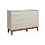 Cômoda Sapateira Elfe Classic com 1 Porta e 4 Gavetas Areia Fosco - Imagem 1