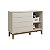 Cômoda Sapateira Elfe Classic com 1 Porta e 4 Gavetas Areia Fosco - Imagem 3