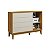 Cômoda Sapateira Elfe Classic com 1 Porta e 4 Gavetas Areia Fosco/Savana - Imagem 3