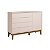 Cômoda Sapateira Elfe Classic com 1 Porta e 4 Gavetas Rosa Fosco - Imagem 1