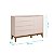 Cômoda Sapateira Elfe Classic com 1 Porta e 4 Gavetas Rosa Fosco - Imagem 7