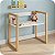 Mesa Infantil Zoe Branco Fosco / Madeira Natural - Imagem 2
