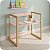 Mesa Infantil Zoe Rosa Fosco / Madeira Natural - Imagem 2