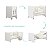 Quarto de Bebê Berço Evolution + Cômoda + Guarda Roupas Isis Branco Fosco - Imagem 3