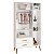 Quarto de Bebê Berço Evolution + Cômoda + Guarda Roupas Isis Branco Fosco - Imagem 5