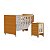 Quarto de Bebê Berço Evolution + Cômoda + Guarda Roupas Isis Areia/Savana - Imagem 2