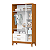 Guarda Roupa Infantil Flip 3 Portas e 2 Gavetas Branco Fosco/Savana - Imagem 3