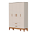 Quarto de Bebê Berço + Cômoda + Guarda Roupas Areia Fosco Flip - Imagem 5
