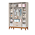 Quarto de Bebê Berço + Cômoda + Guarda Roupas Areia Fosco Flip - Imagem 6