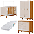 Quarto de Bebê Berço + Cômoda + Guarda Roupas Areia Fosco/Savana Flip - Imagem 3