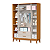 Quarto de Bebê Berço + Cômoda + Guarda Roupas Areia Fosco/Savana Flip - Imagem 6