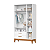Quarto de Bebê Berço + Cômoda + Guarda Roupas Branco Fosco Flip - Imagem 6