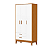 Quarto de Bebê Berço + Cômoda + Guarda Roupas Branco Fosco/ Savana Flip - Imagem 5