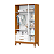 Quarto de Bebê Berço + Cômoda + Guarda Roupas Branco Fosco/ Savana Flip - Imagem 6