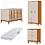 Quarto de Bebê Berço + Cômoda + Guarda Roupas Areia Fosco/ Savana Flip - Imagem 3