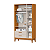 Quarto de Bebê Berço + Cômoda + Guarda Roupas Areia Fosco/ Savana Flip - Imagem 6