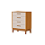 Quarto de Bebê Berço + Cômoda + Guarda Roupas Areia Fosco/ Savana Flip - Imagem 7