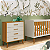 Cômoda Infantil 4 Gavetas Isis Areia Fosco/Savana - Imagem 2