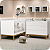 Quarto de Bebê Berço Flip + Cômoda Infantil 6 Gavetas Branco Fosco Classic - Imagem 2