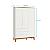 Guarda Roupa Infantil Boom 3 Portas 3 Gavetas Branco Fosco/Savana - Imagem 4