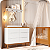 Cômoda Infantil Boom 6 Gavetas Branco Fosco/ Savana - Imagem 2