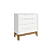 Cômoda Infantil Boom 4 Gavetas Branco Fosco - Imagem 1