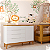 Cômoda Infantil Boom 1 Porta 4 Gavetas Branco Fosco/Savana - Imagem 2