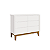 Quarto de Bebê Guarda Roupa Classic + Cômoda 6 Gavetas Branco Fosco - Imagem 5