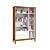 Quarto de Bebê Guarda Roupa Classic + Cômoda 6 Gavetas Branco Fosco/Savana - Imagem 3